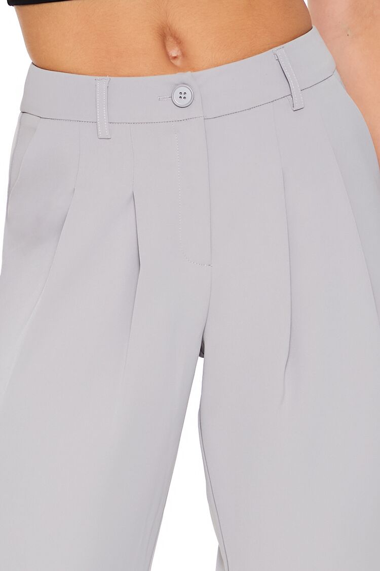 High-Rise Wide-Leg Trouser Pants