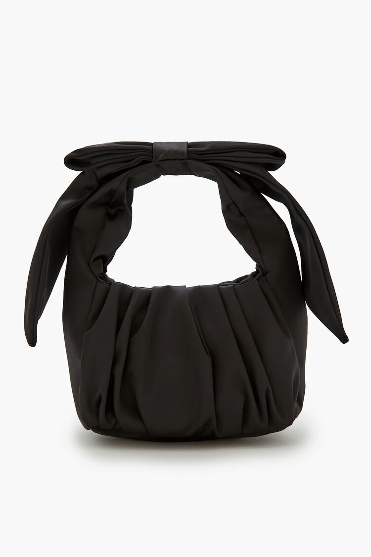 Knotted Satin Handbag