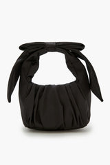 Knotted Satin Handbag