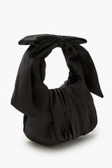 Knotted Satin Handbag