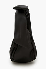 Knotted Satin Handbag