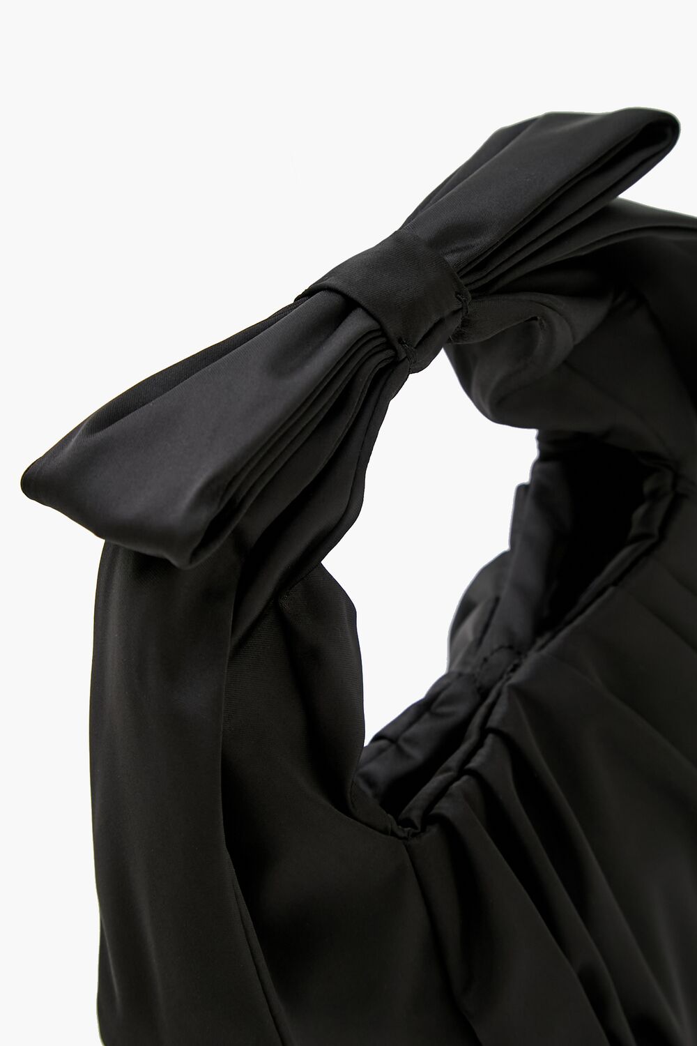 Knotted Satin Handbag