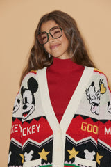Disney Mickey & Goofy Cardigan Sweater