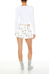 Christmas Lights Pajama Shorts