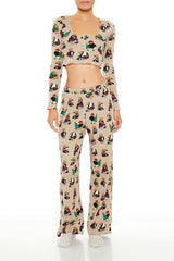 Christmas Teddy Bear Pajama Top