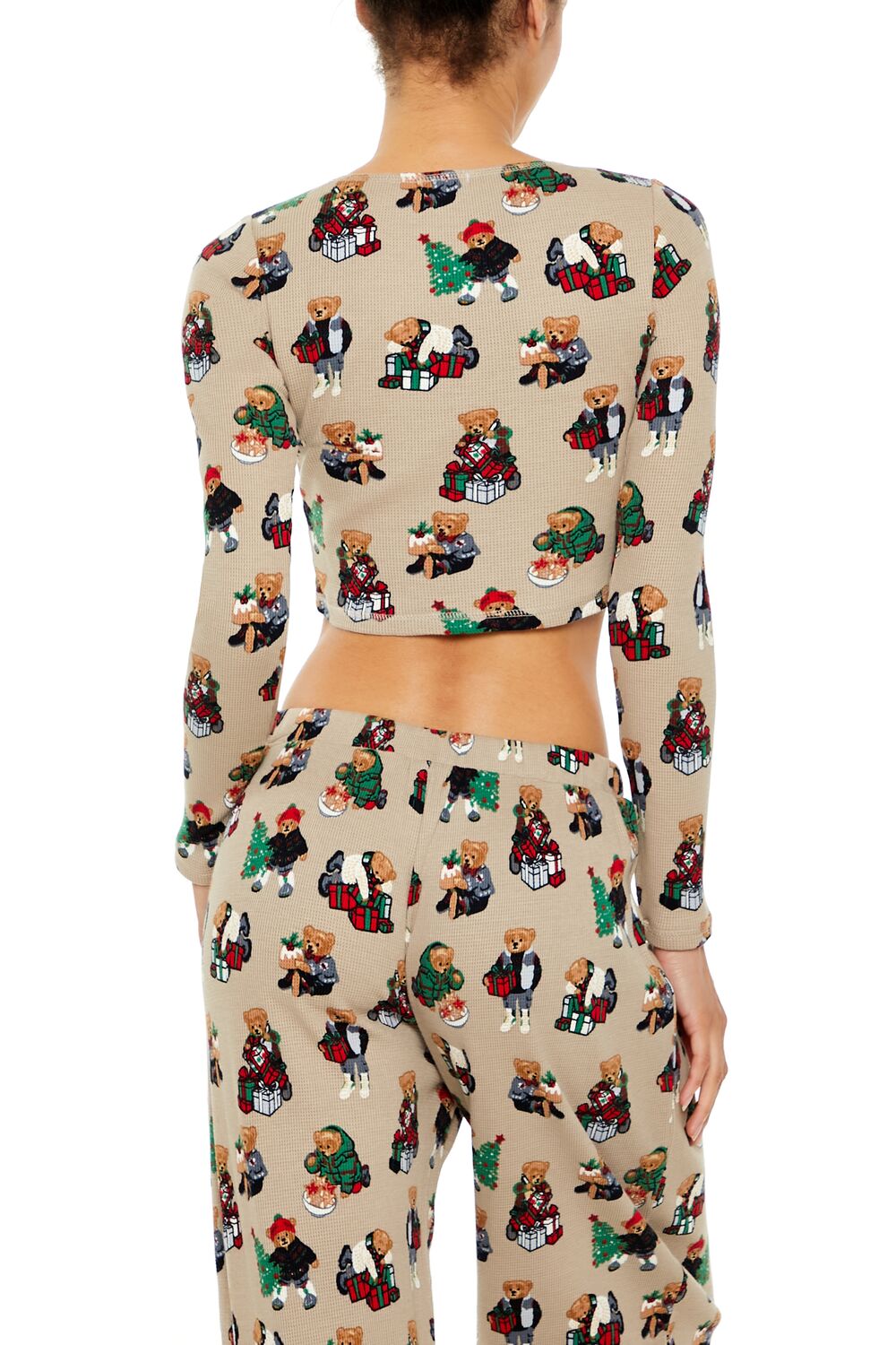 Christmas Teddy Bear Pajama Top