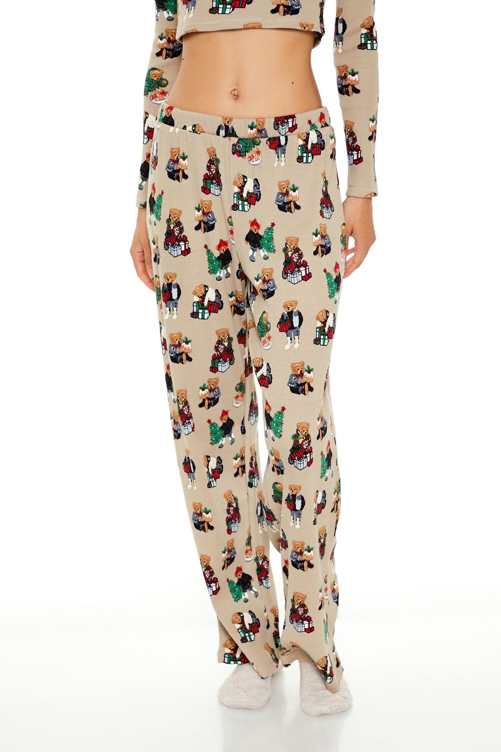 Christmas Teddy Bear Pajama Pants