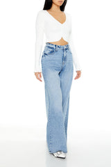 High-Rise Wide-Leg Jeans