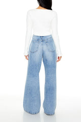 High-Rise Wide-Leg Jeans