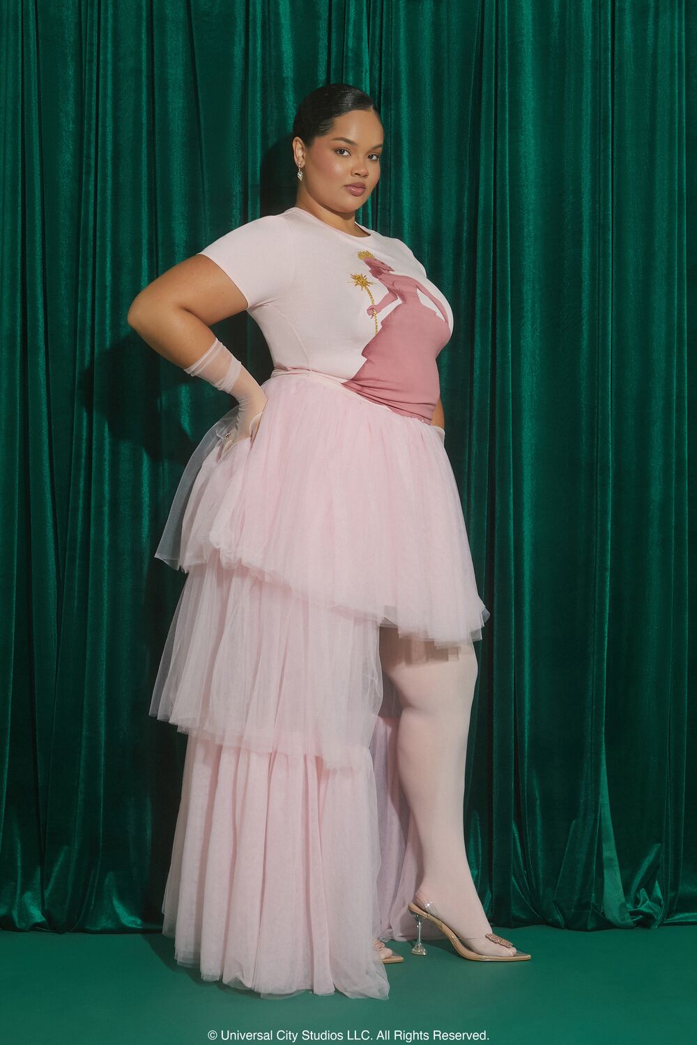 Plus Size Wicked High-Low Skirt