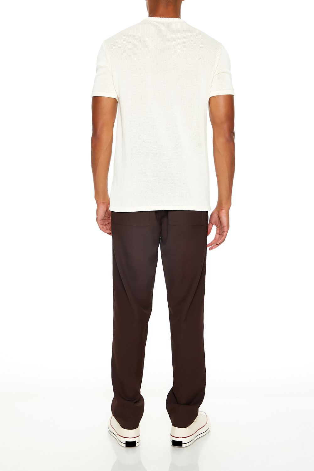 Studded Slim-Fit Mid-Rise Pants
