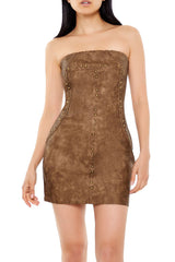 Studded Tube Mini Dress