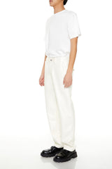 Coated Corduroy Slim-Fit Pants