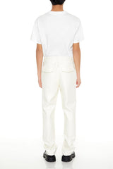 Coated Corduroy Slim-Fit Pants