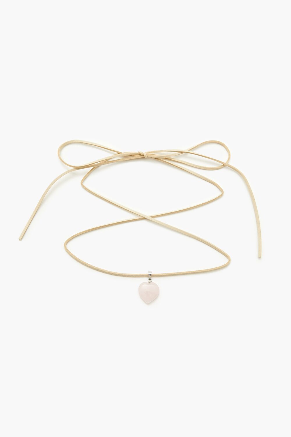 Faux Stone Heart Choker Necklace