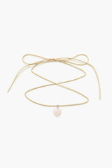Faux Stone Heart Choker Necklace