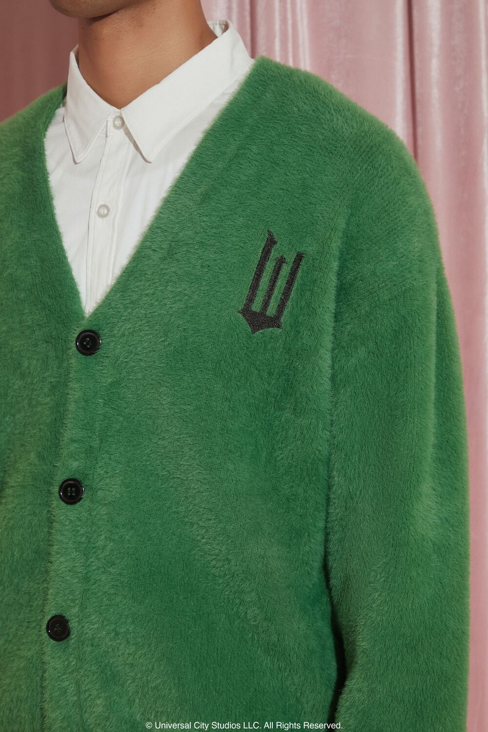 Wicked Embroidered Cardigan Sweater