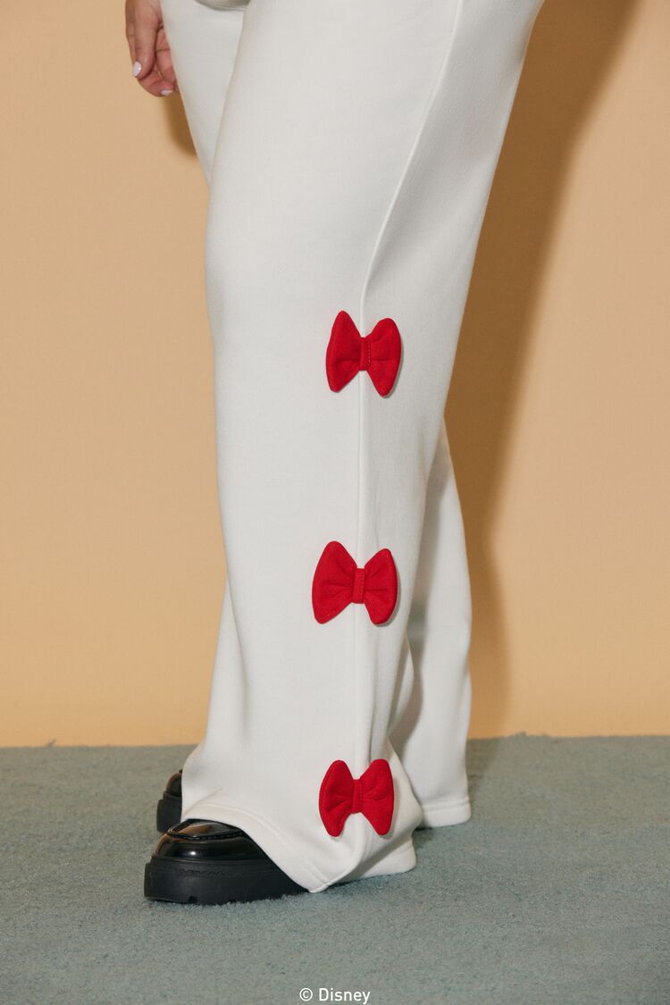 Plus Size Disney Minnie Mouse Bow Sweatpants