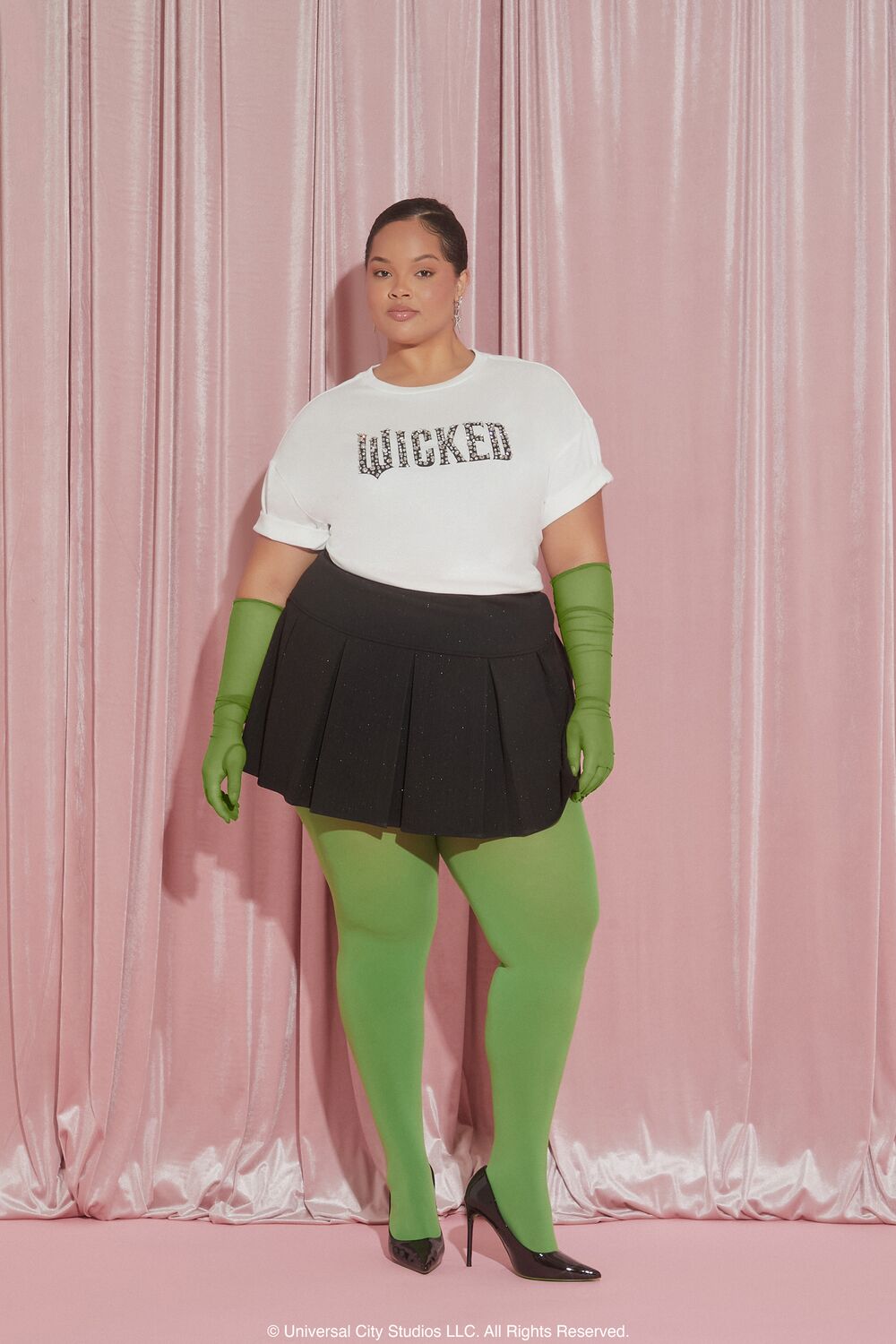 Plus Size Wicked Faux Gem Tee