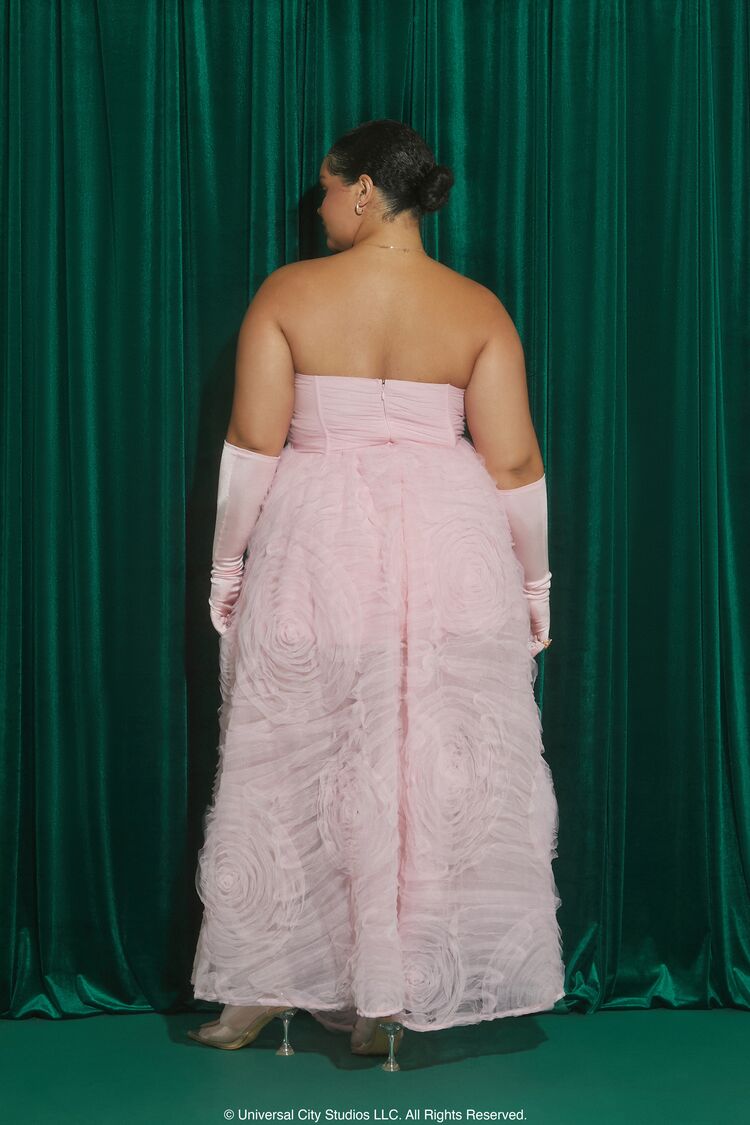 Plus Size Wicked Floral Sweetheart Gown