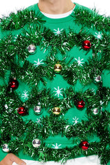 Unisex Tinsel & Ornament Sweater