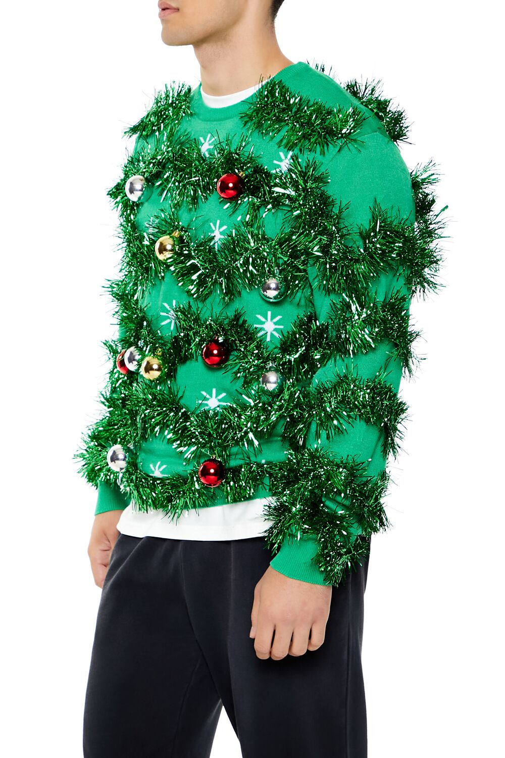 Unisex Tinsel & Ornament Sweater
