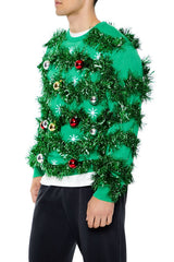 Unisex Tinsel & Ornament Sweater