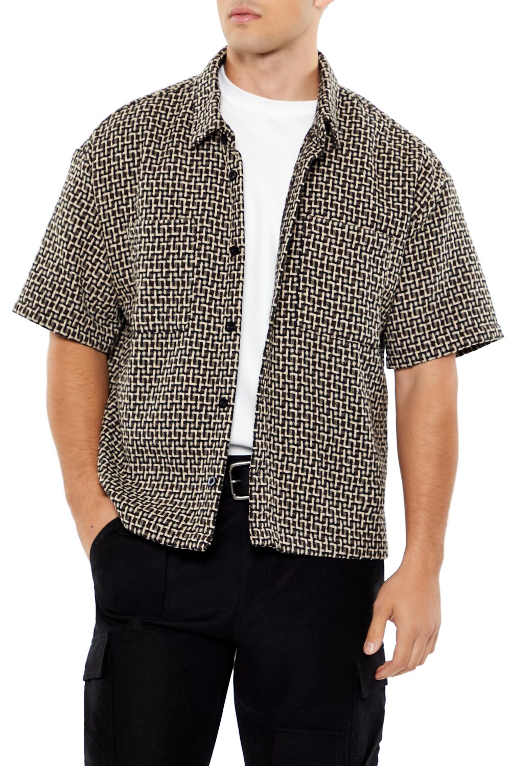 Textured Geo Shirt