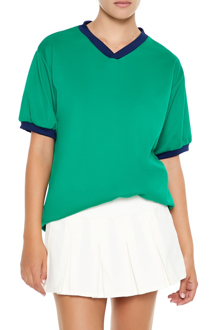 V-Neck Ringer Jersey