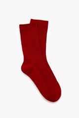 Ribbed Crew Socks