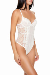 Floral Lace Lingerie Bodysuit