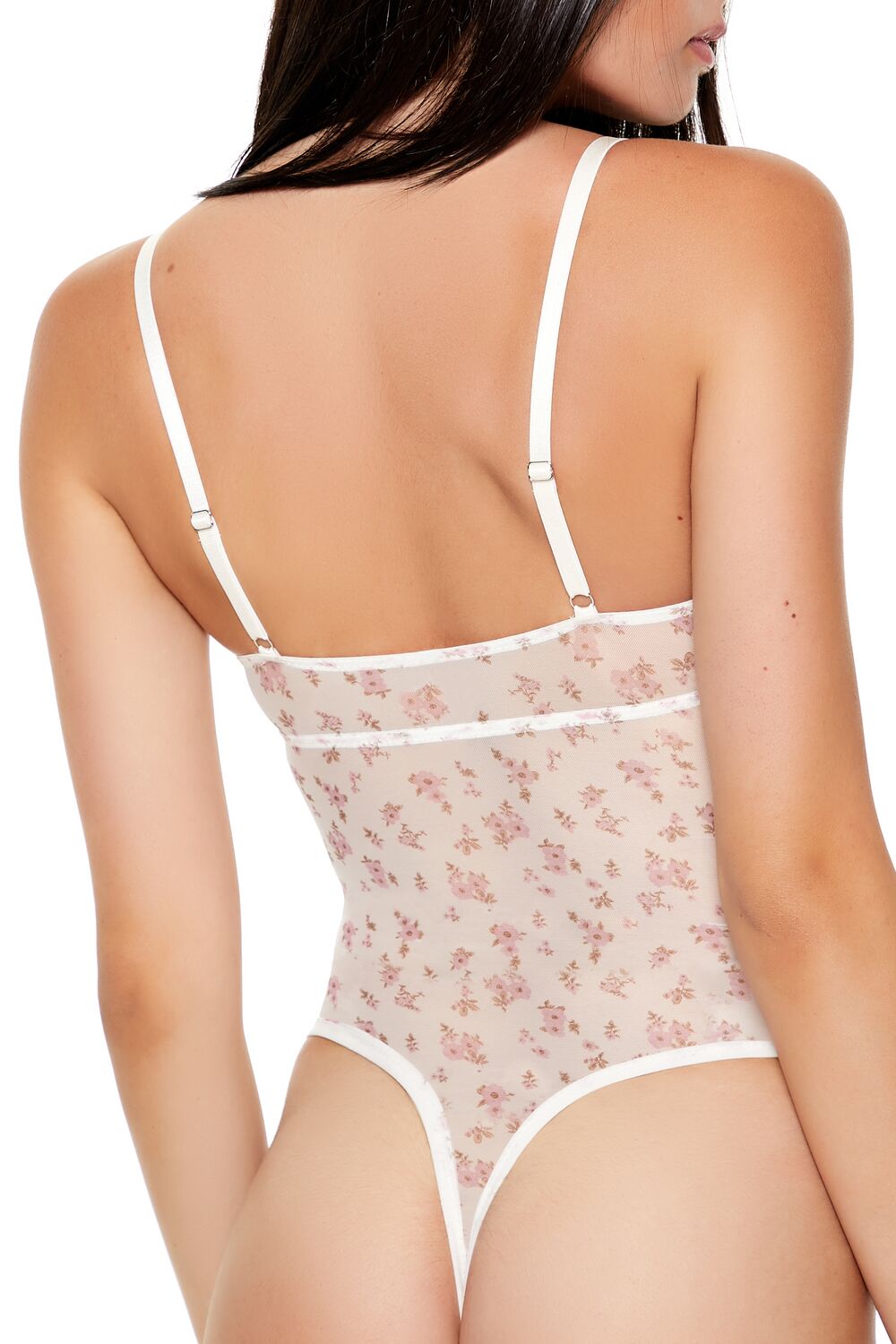 Floral Lace Lingerie Bodysuit