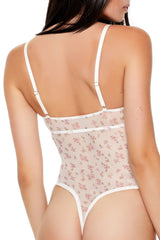 Floral Lace Lingerie Bodysuit