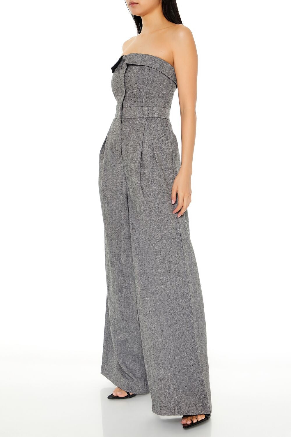 Strapless Wide-Leg Jumpsuit
