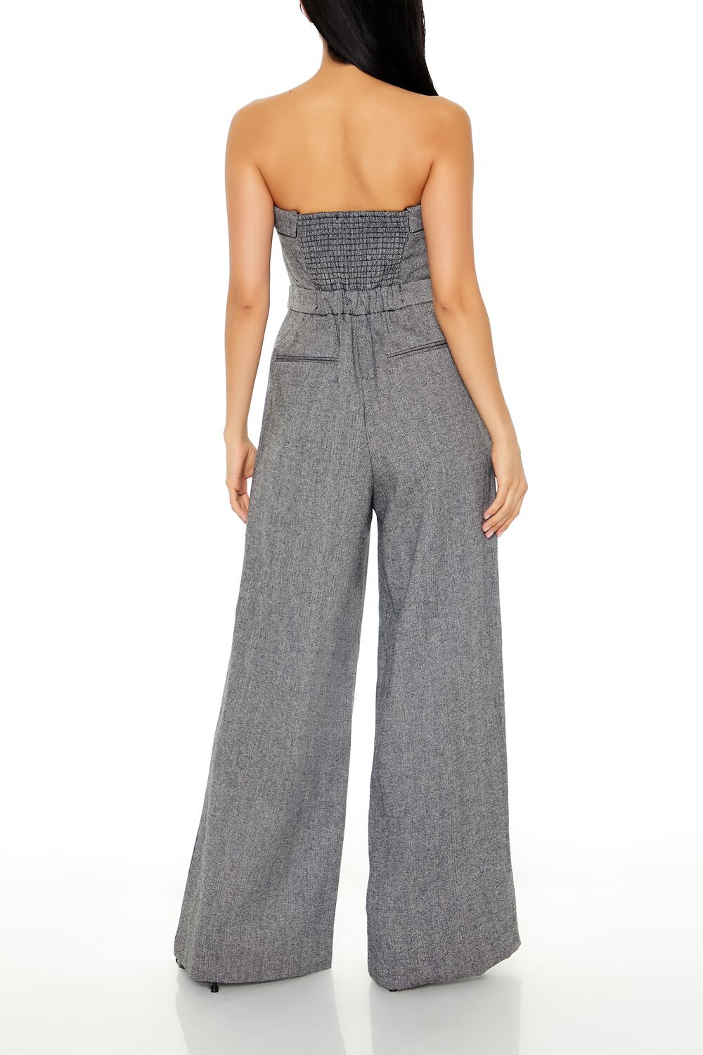Strapless Wide-Leg Jumpsuit