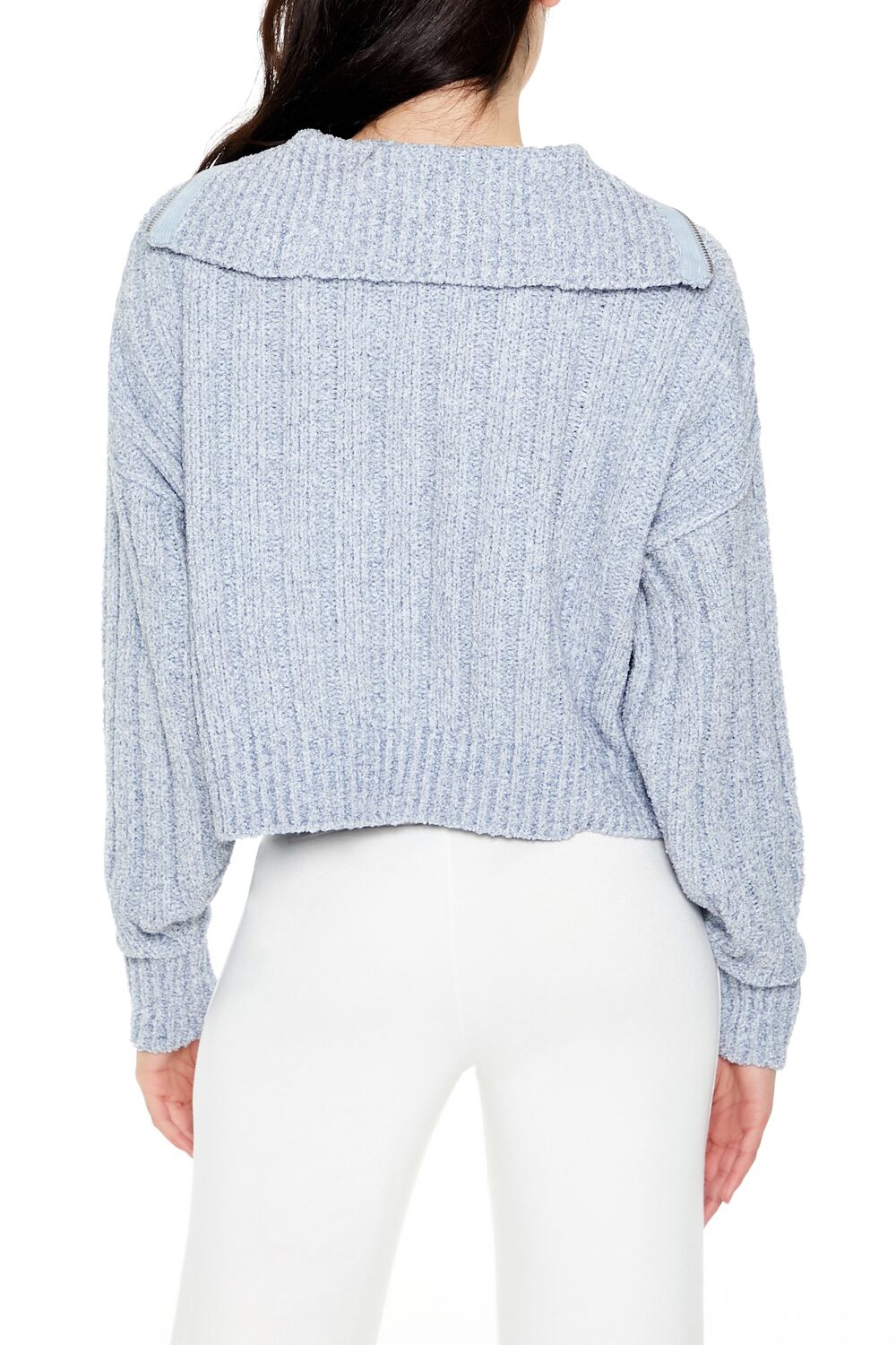 Ribbed Half-Zip Sweater