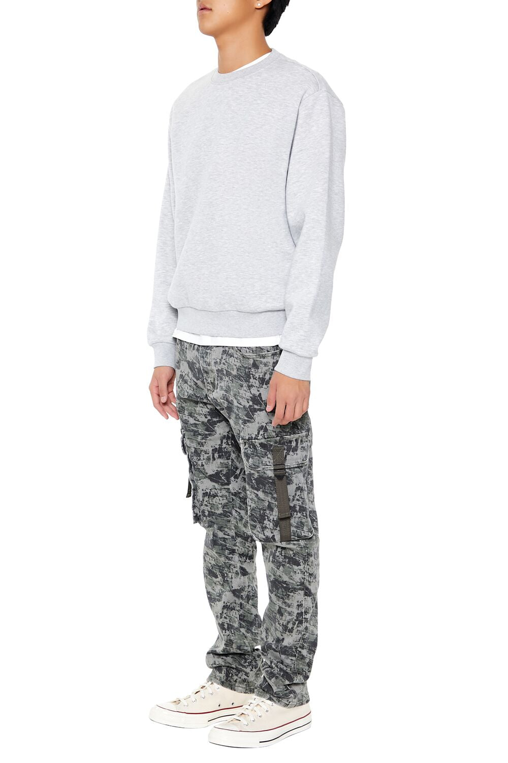 Camo Drawstring Cargo Pants
