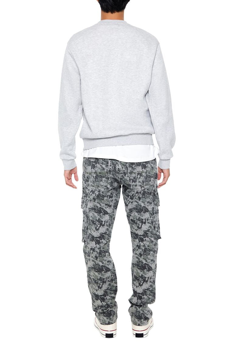 Camo Drawstring Cargo Pants