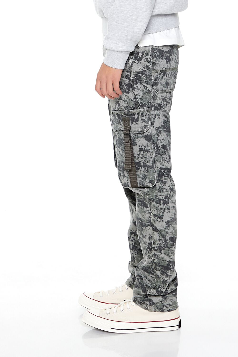 Camo Drawstring Cargo Pants