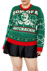 Plus Size Elf Son of a Nutcracker Sweater