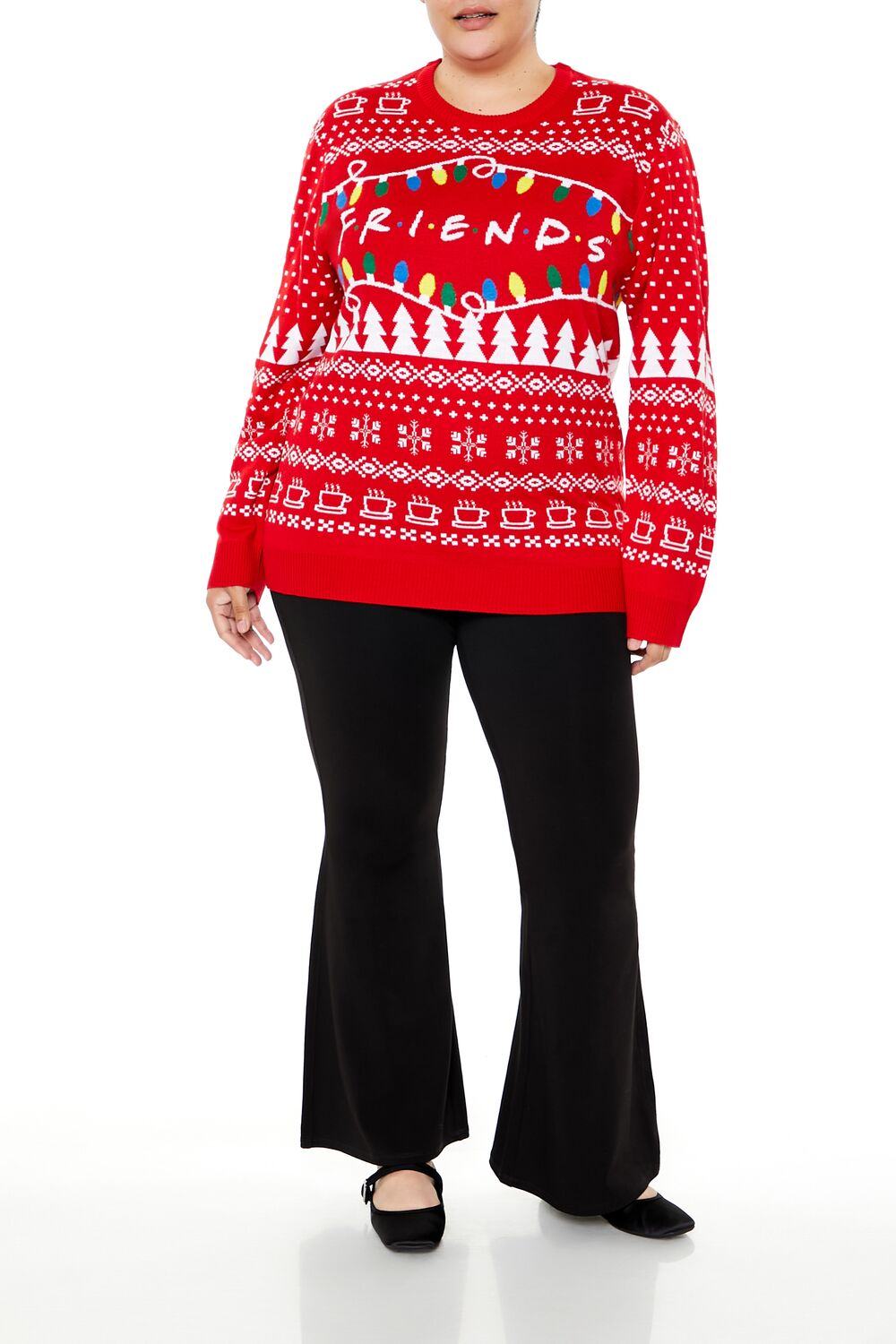 Plus Size Friends Fair Isle Sweater
