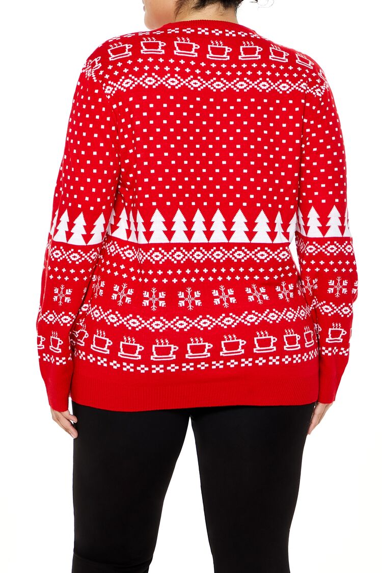 Plus Size Friends Fair Isle Sweater
