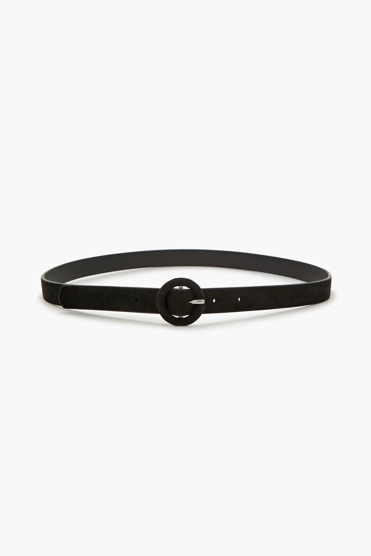 Thin Faux Suede Belt Set