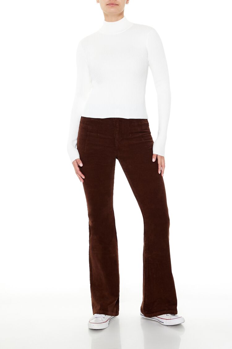 Ribbed Mock Neck Sweater