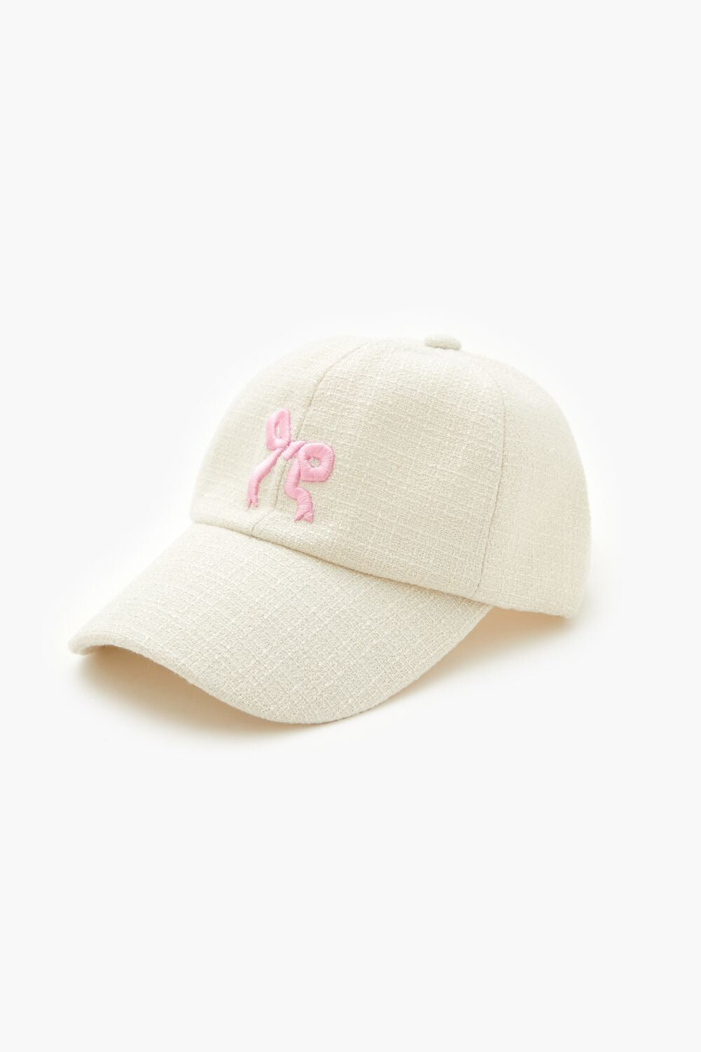 Embroidered Bow Baseball Cap