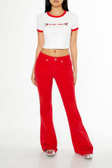 Star Girl Ringer Baby Tee