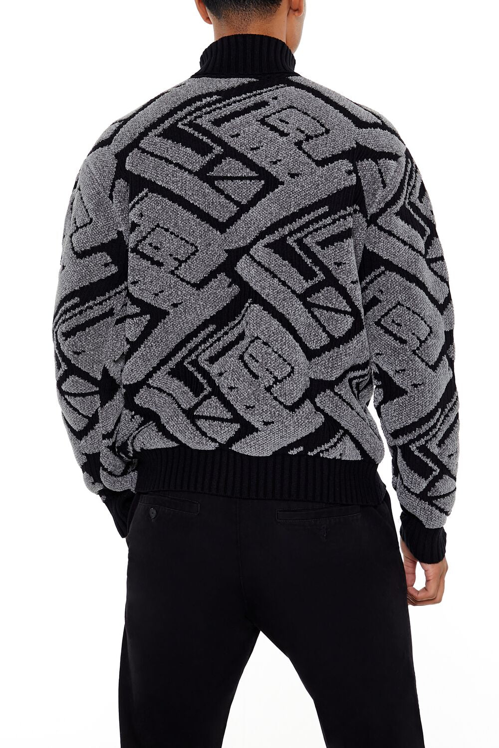 Geo Turtleneck Sweater