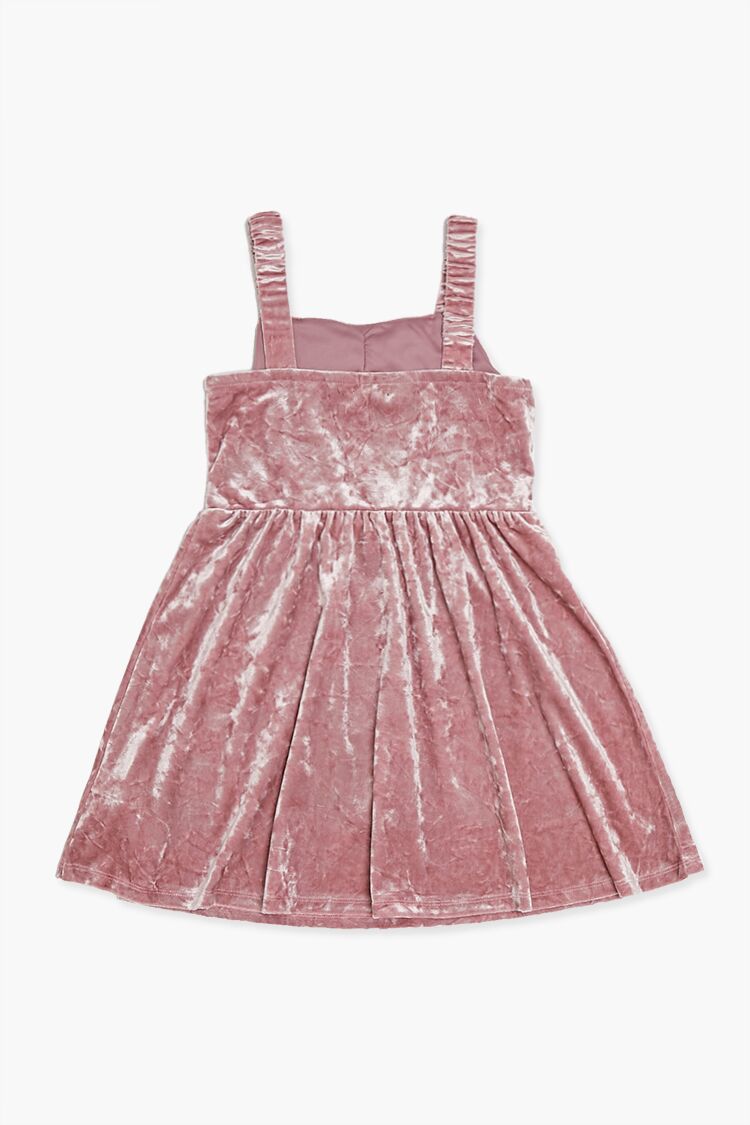 Girls Crushed Velvet Dress (Kids)