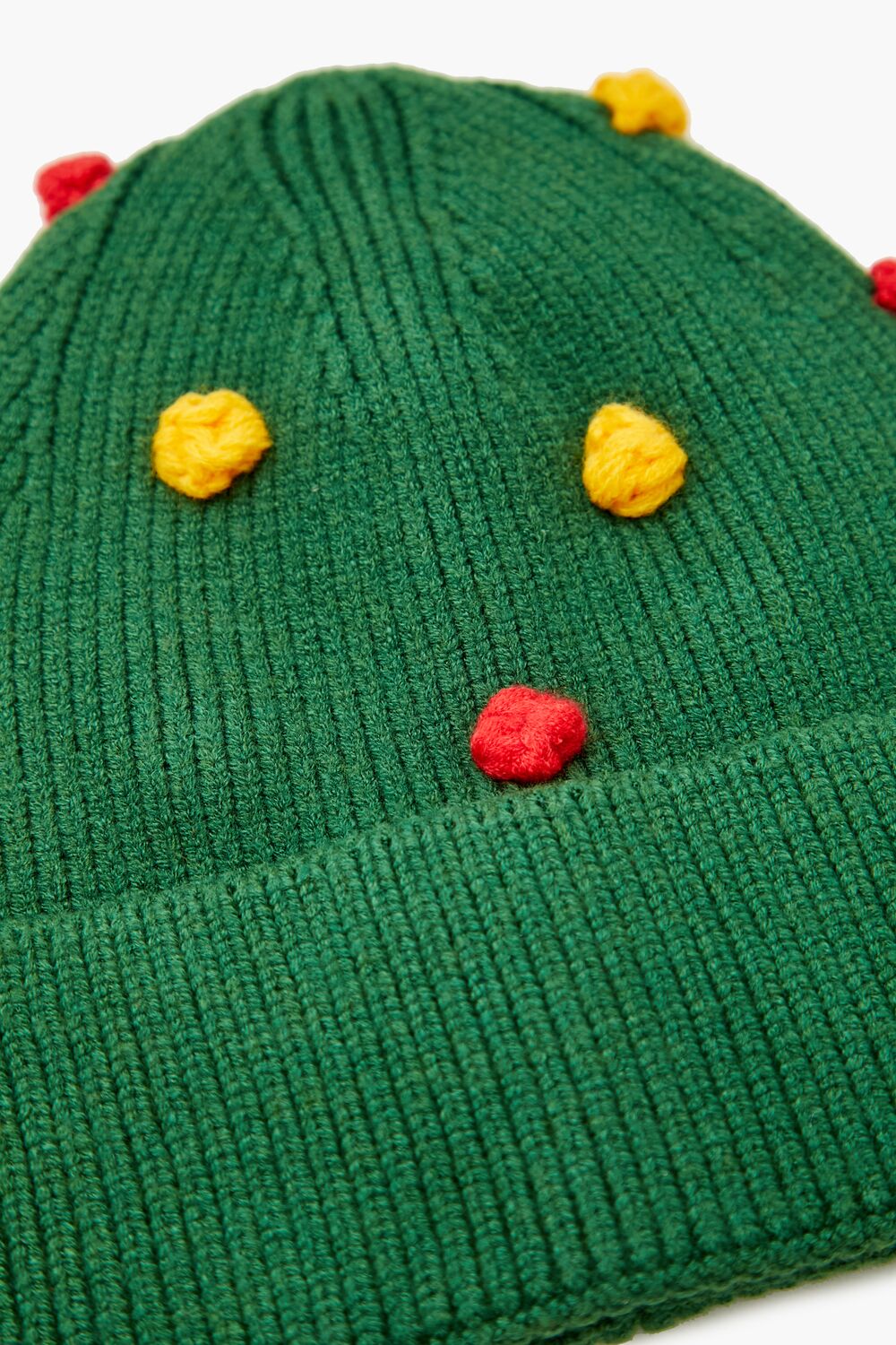 Christmas Tree Pom Pom Beanie