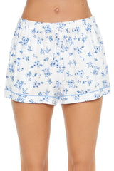 Floral Shirt & Shorts Pajama Set